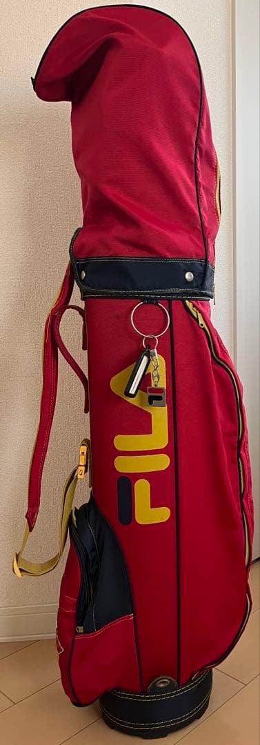 FILA キャディバッグ & クラブ12本セット　レッド