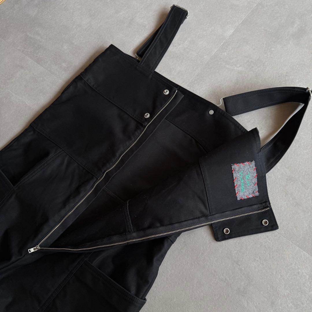 【美品✨】R.H. オーバーオール　コットンオールインワン　黒　サロペット