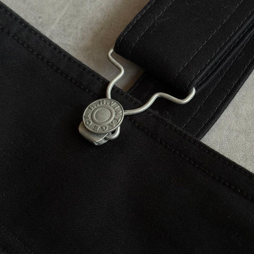 【美品✨】R.H. オーバーオール　コットンオールインワン　黒　サロペット