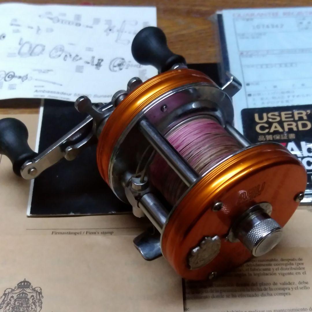 箱付 ABU ambassadeur 5500Csunset orange 美品