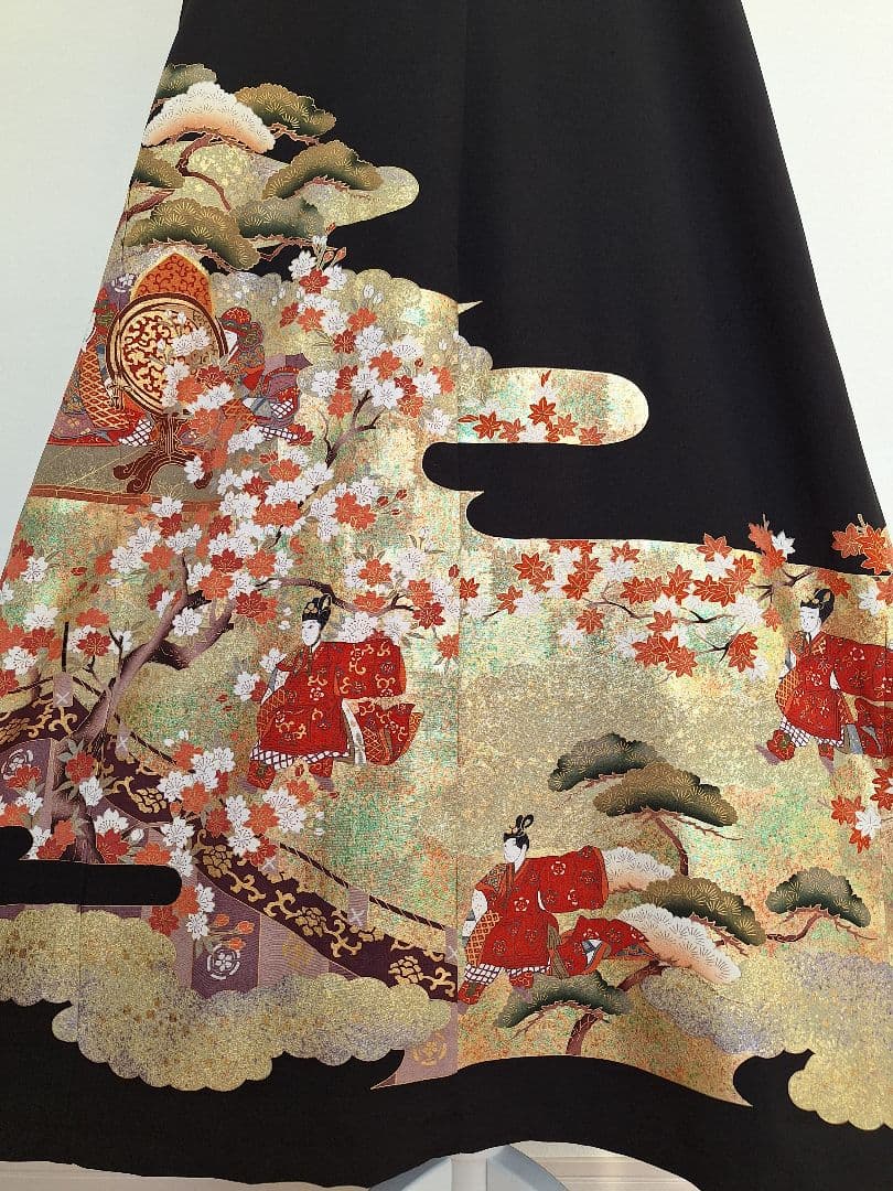 着物リメイクワンピース3641