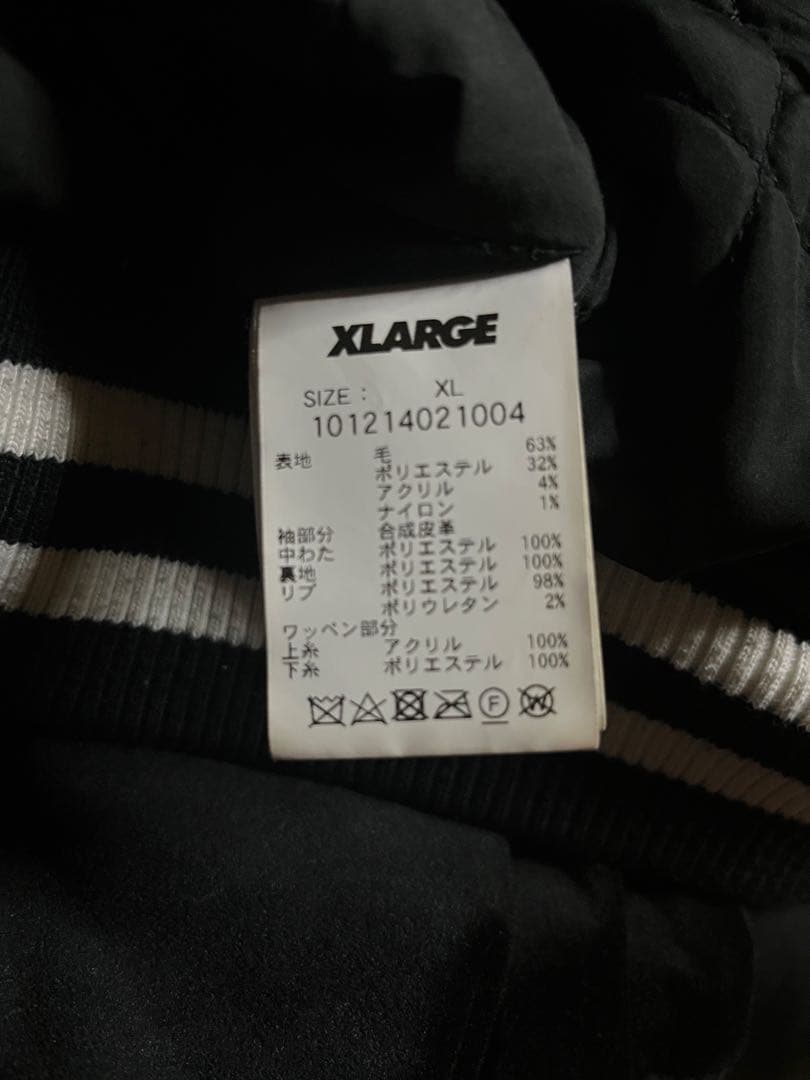 XLARGE スタジャン ブラック XL エクストララージ
