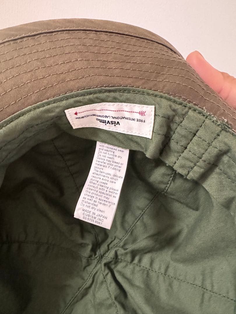 帽子 visvim BUCKET CAP ML 0122303003007