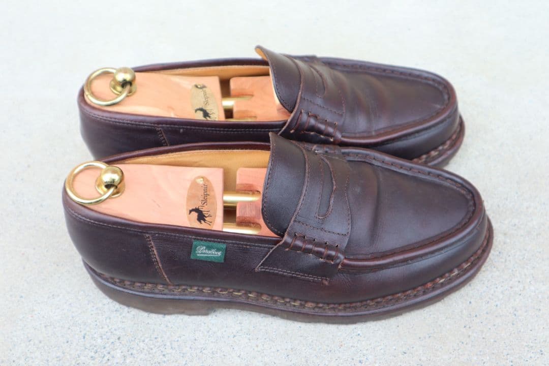 靴 PARABOOT REIMS MARCHE LIS CAFE 7 BRW