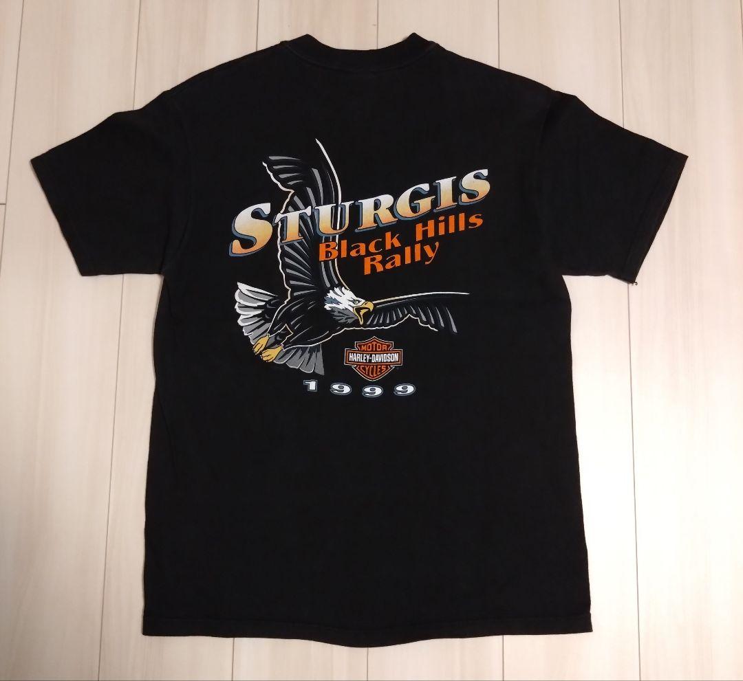 usa製 90's ハーレーダビッドソン スタージス Tシャツ