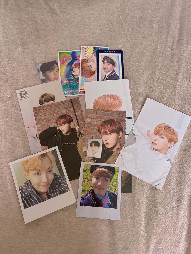 BTS ホソク うちわ ミニフォト トレカ