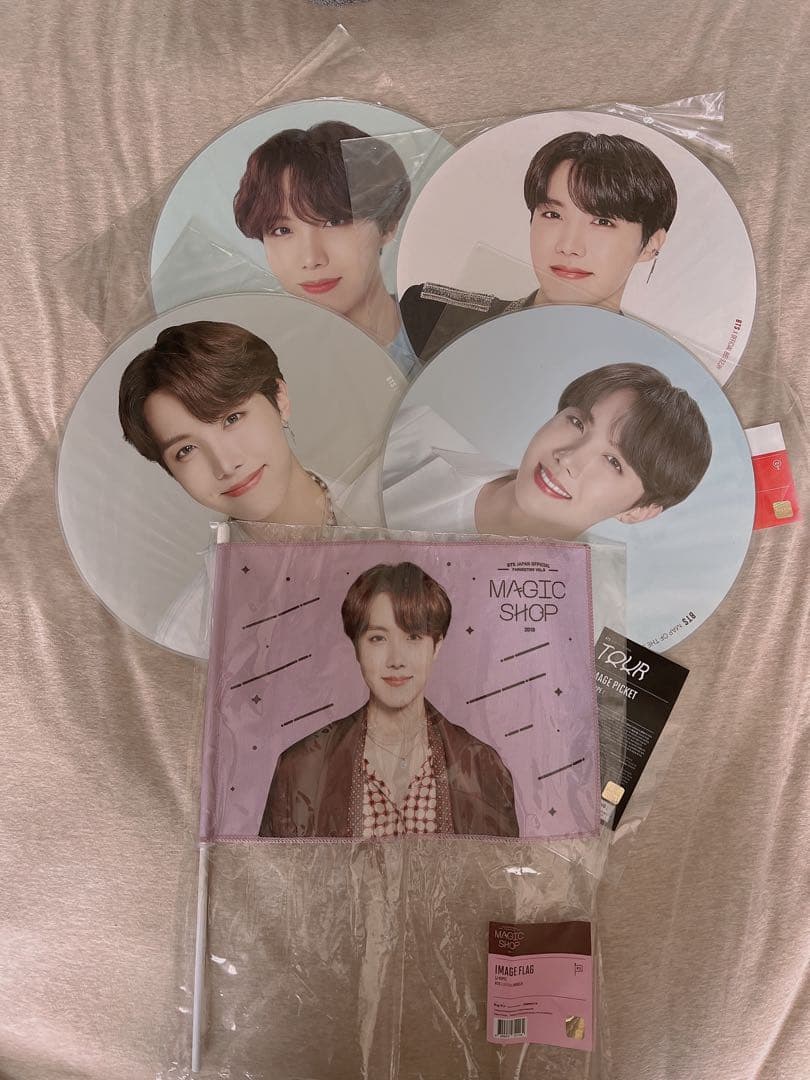 BTS ホソク うちわ ミニフォト トレカ