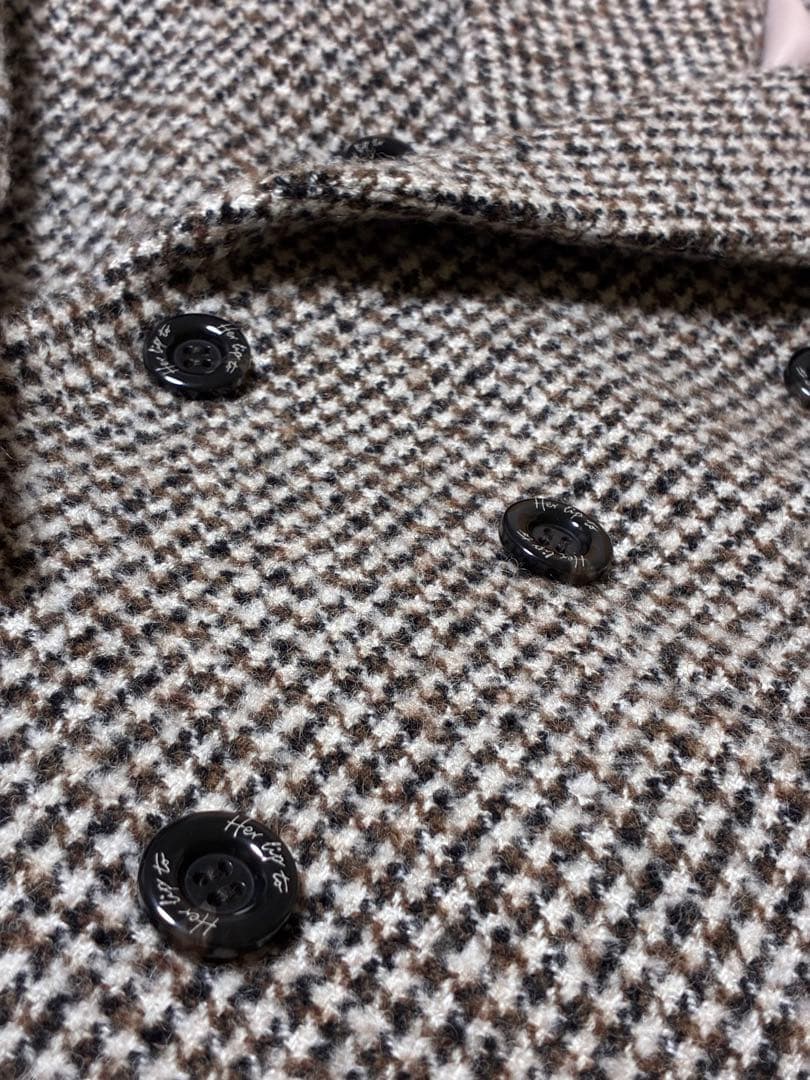 ジャケット・アウター her lip to Hemingway Check Tweed Jacket