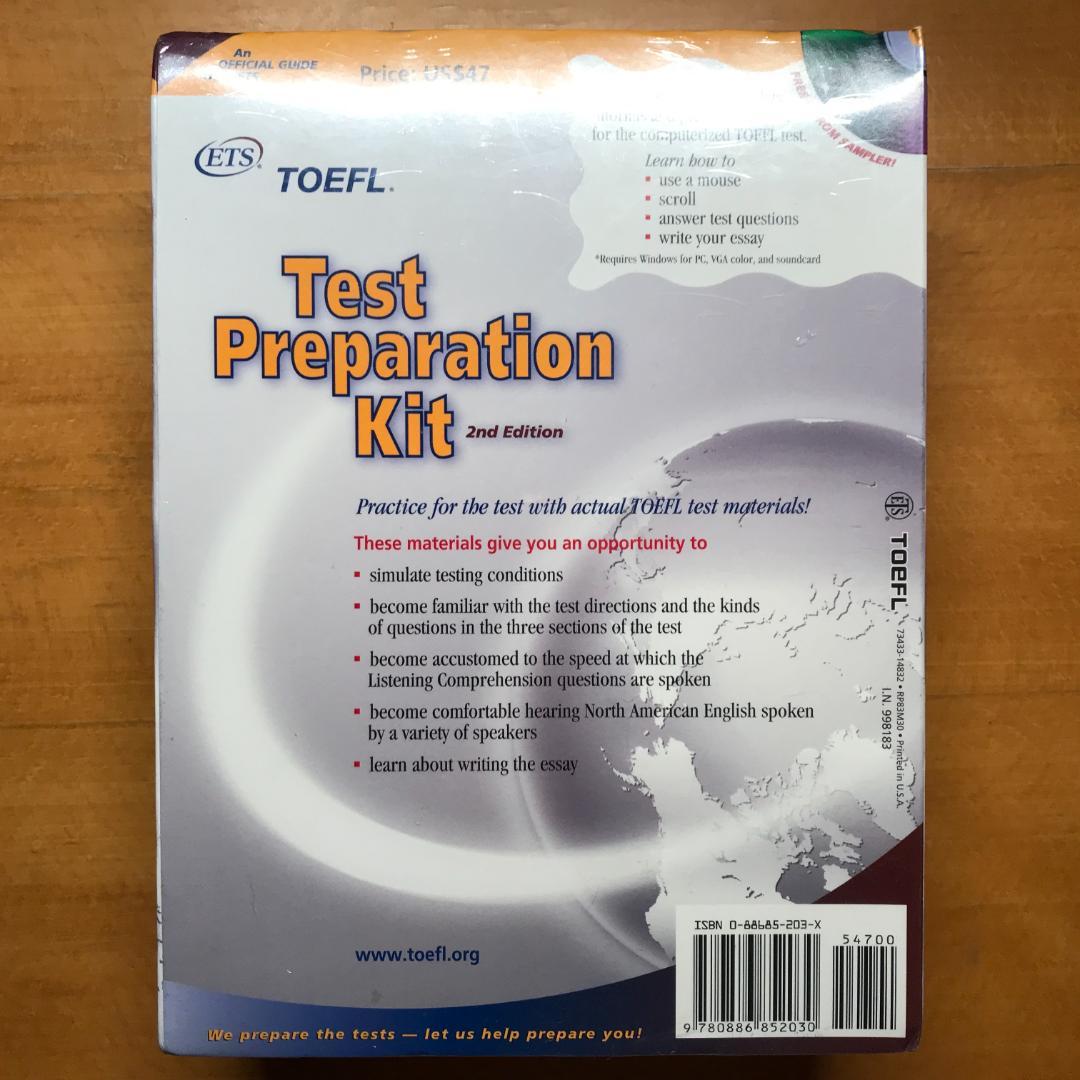 語学・辞書・学習参考書 TOEFL Test Preparation Kit