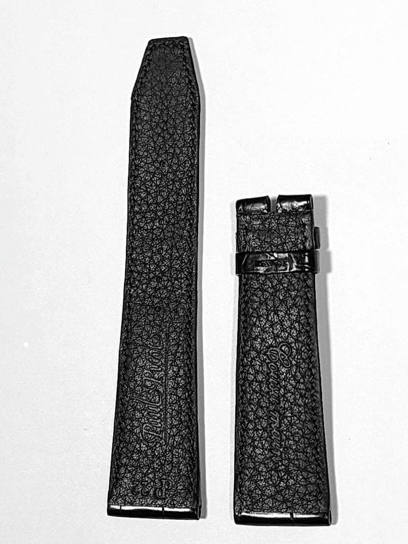 ポールピコ　純正　ジェントルマン・クロノ用ベルト 黒　18/22