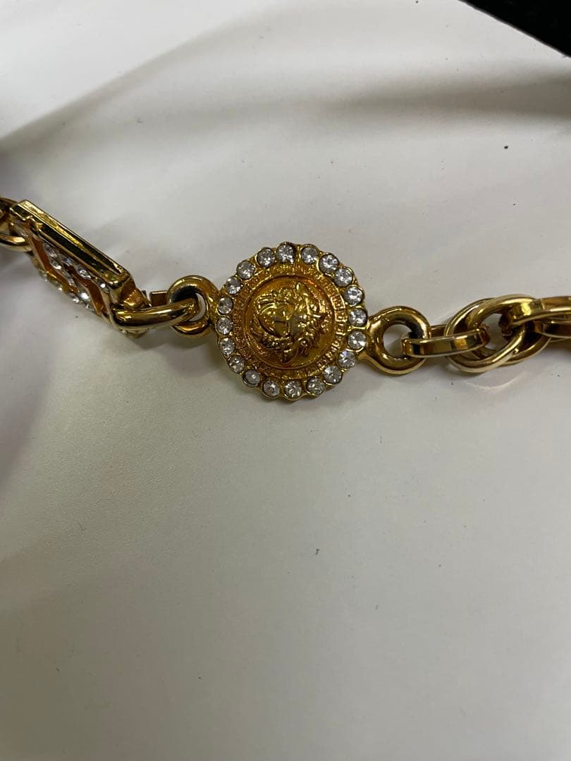 ジャンニ・ヴェルサーチ メデューサ ナイロン ショルダーバッグ ブラック