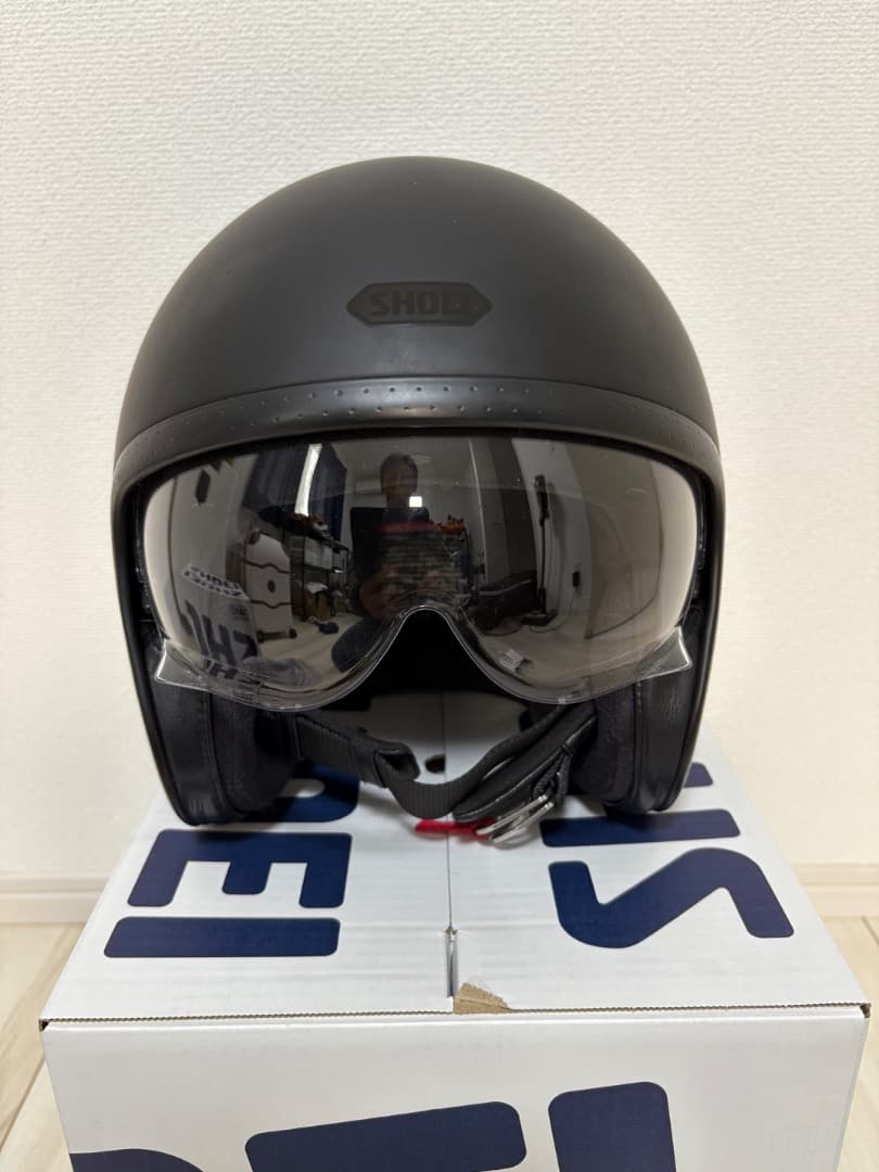 た*ん様 SHOEI J-0 マットブラック Lサイズ ジェットヘルメット
