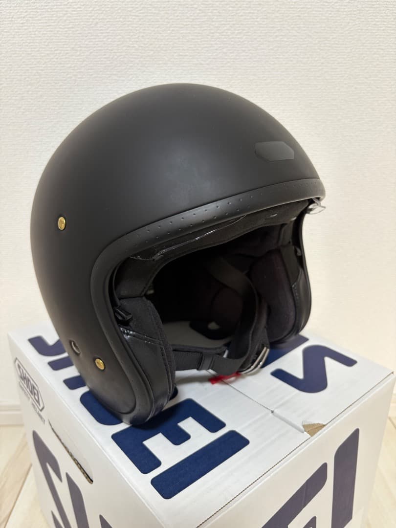 た*ん様 SHOEI J-0 マットブラック Lサイズ ジェットヘルメット