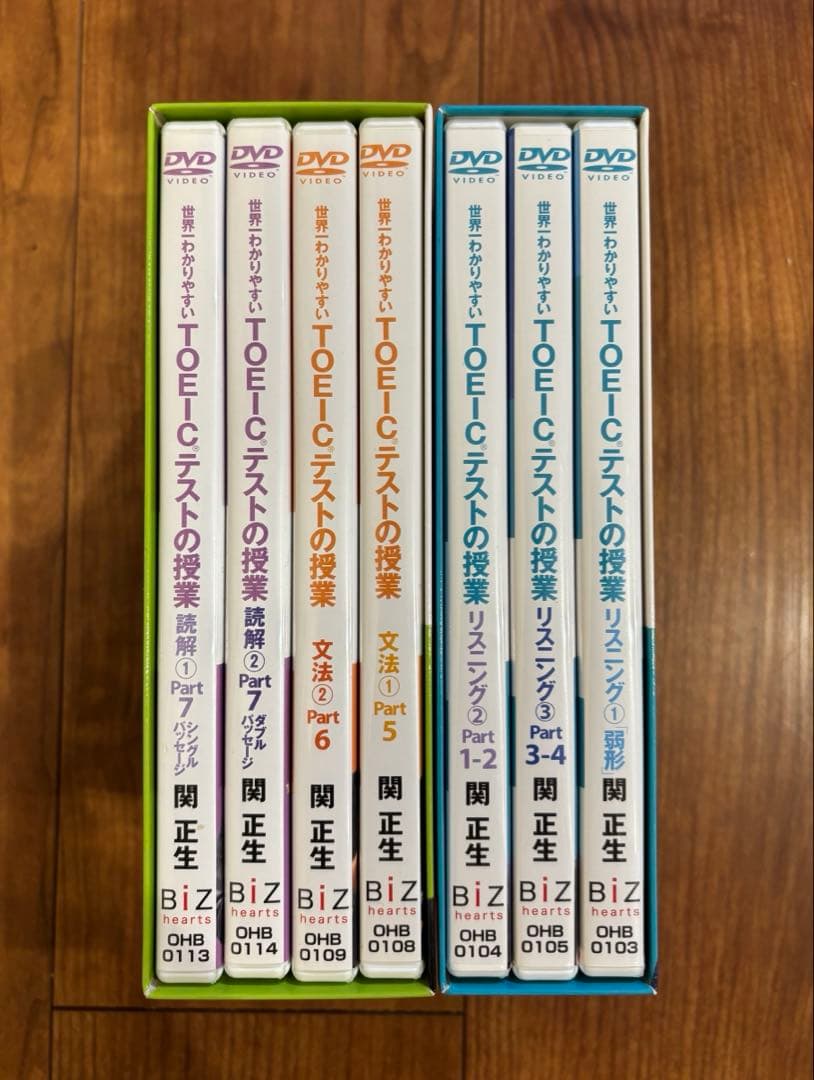 世界一わかりやすいTOEICテストの授業 文法・読解、リスニング DVD-BOX