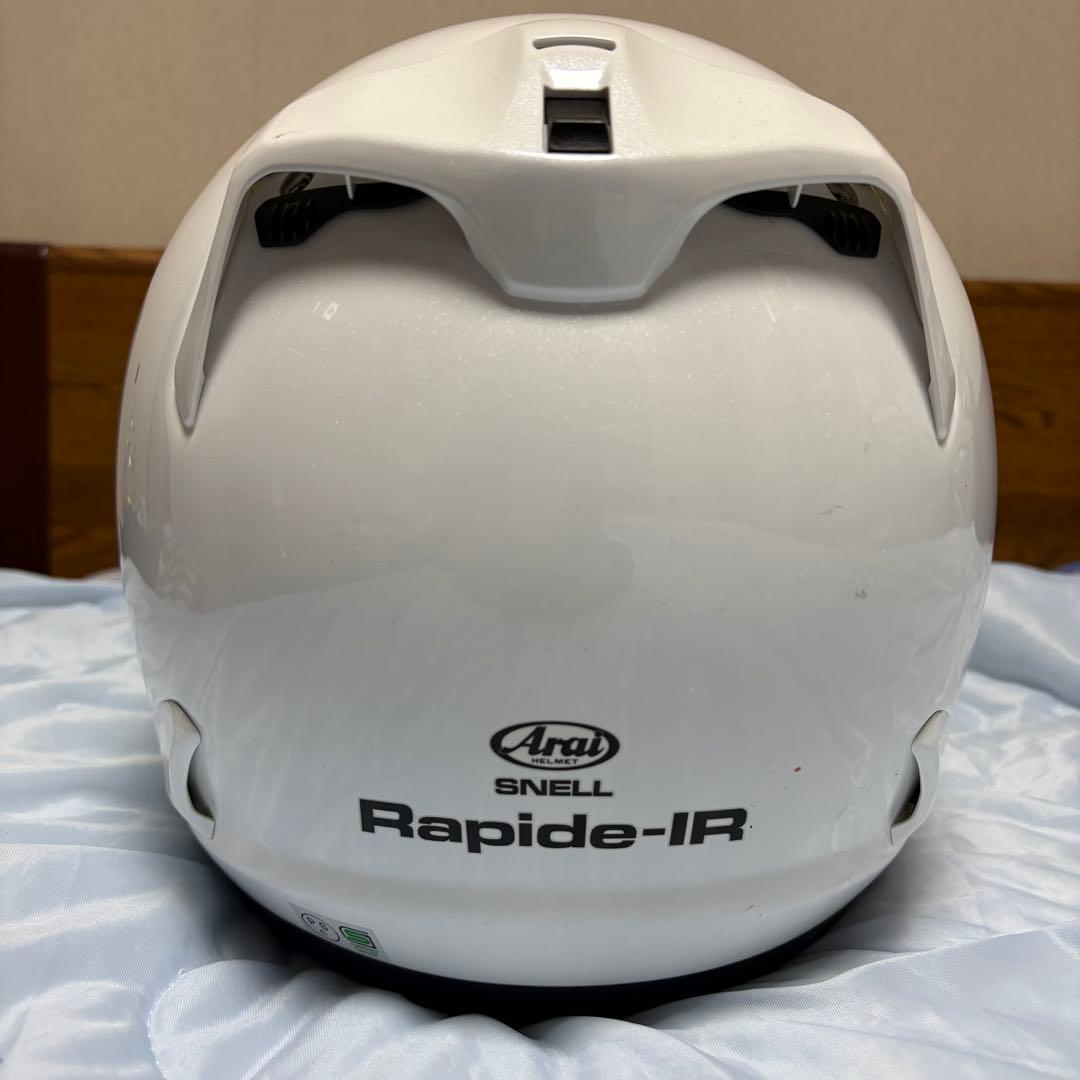 タイムセール！！　Arai Rapide-IR グラスホワイト
