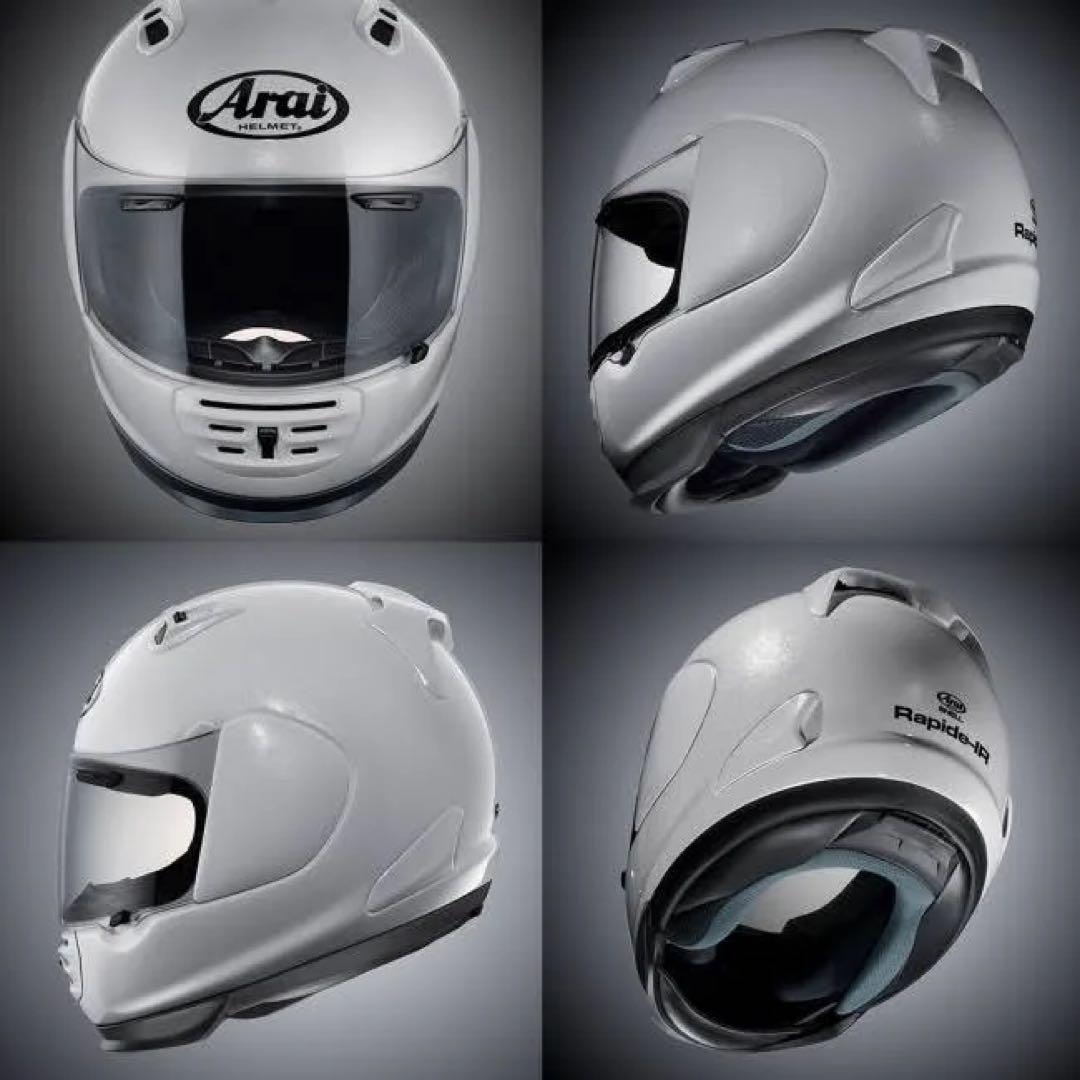 タイムセール！！　Arai Rapide-IR グラスホワイト