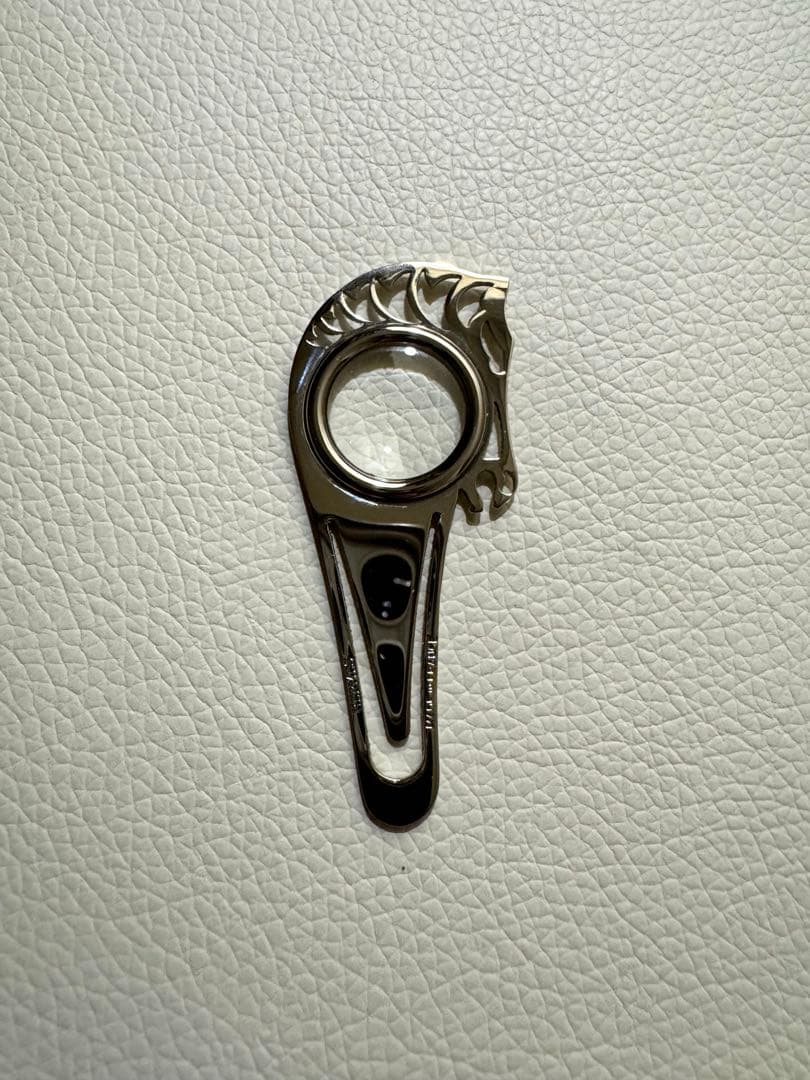 【本日終了】未使用HERMESマネークリップブックマーク ヴィンテージ 男女兼用