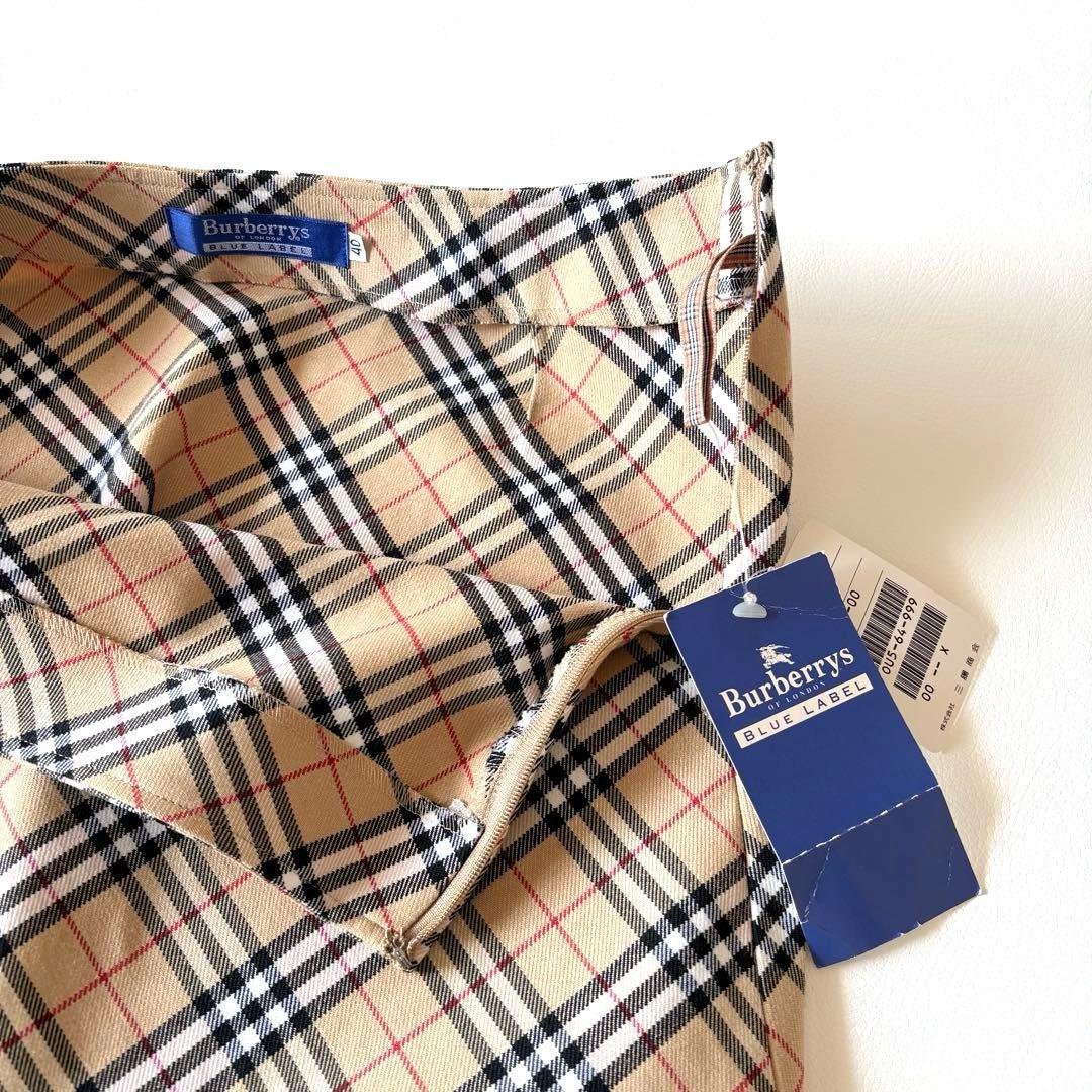 ■未使用品Burberrys BLUE LABELノバチェックミニスカート 40