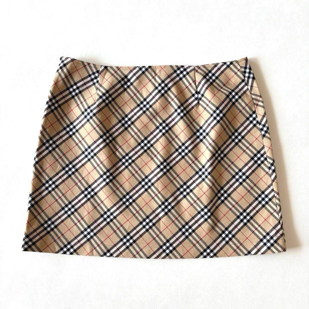 ■未使用品Burberrys BLUE LABELノバチェックミニスカート 40