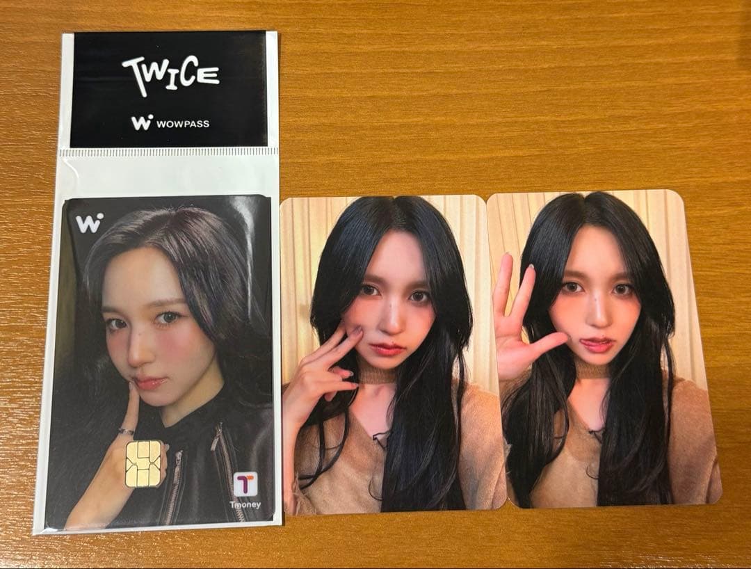 TWICE ミナ wowpass トレカ2種