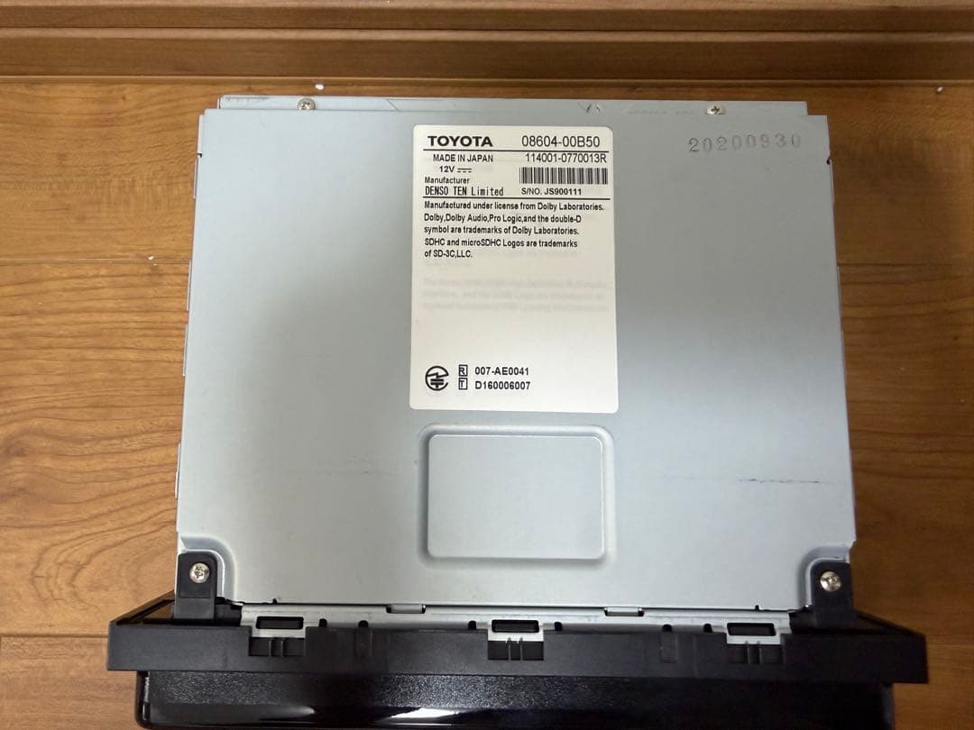 セプさん専用 トヨタ純正ナビ NSZT-W68T ７インチ　2021年秋版