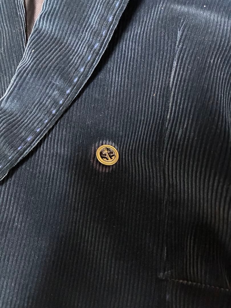 kolor コーデュロイ　テーラードジャケット　ネイビー　サイズ1