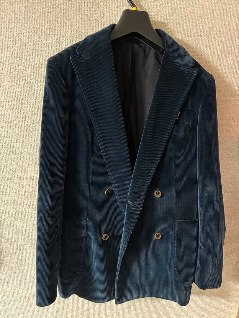 kolor コーデュロイ　テーラードジャケット　ネイビー　サイズ1