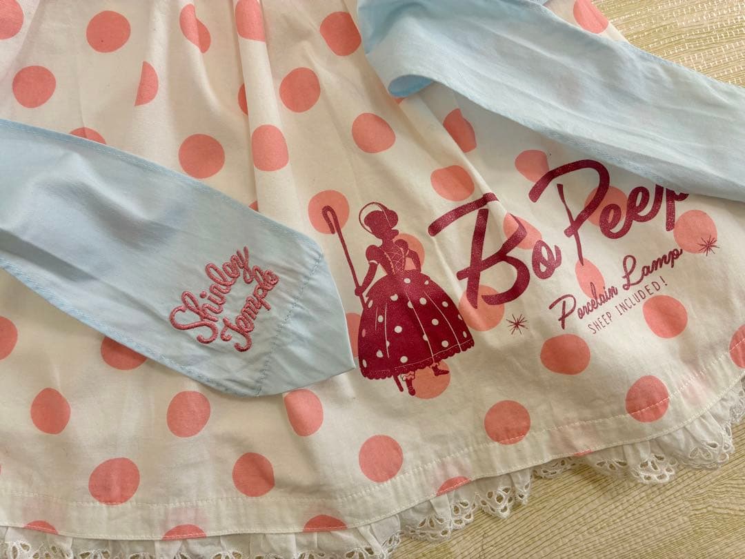 ボーピープ　シャーリーテンプルワンピース　帽子付き