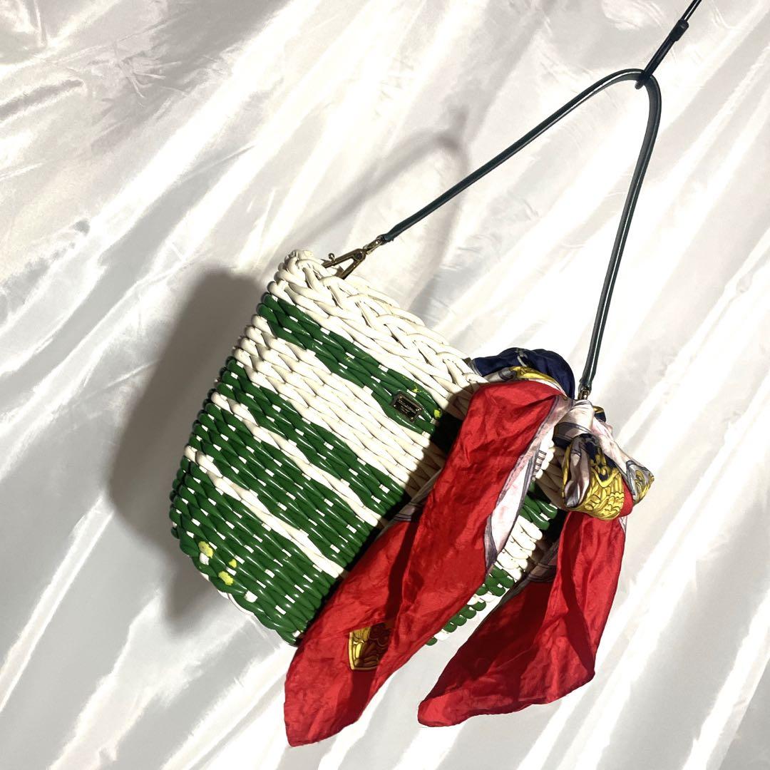 Dolce&Gabbanaドルチェ＆ガッバーナ レザーカゴバッグ