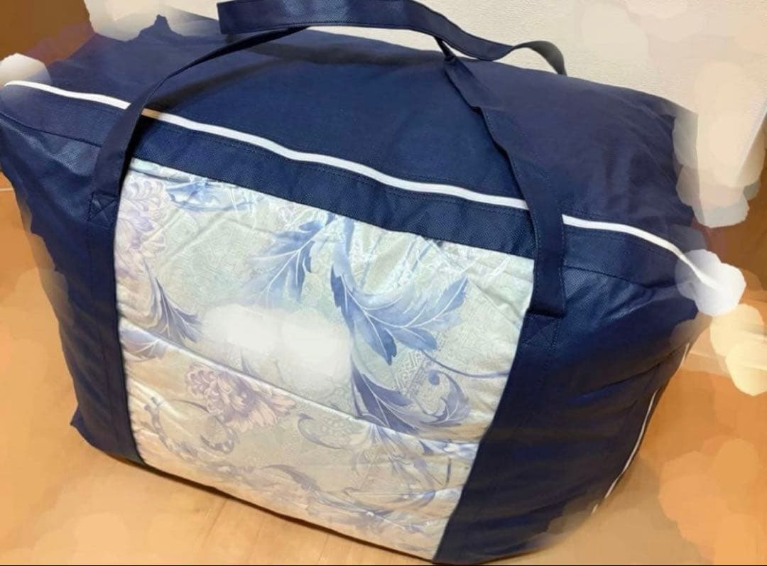 丸八真綿　シングル羽毛布団　掛カバー付きmaruhachi