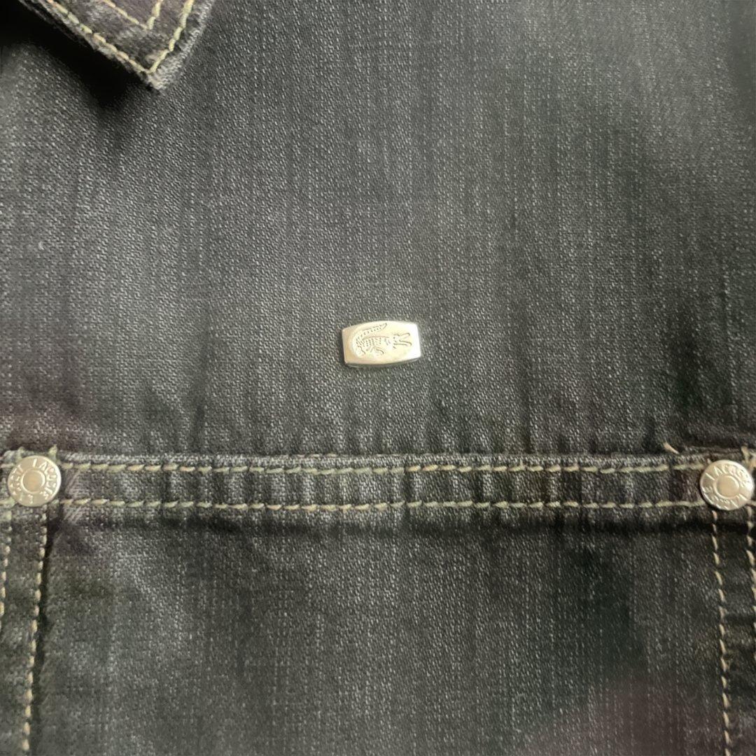 大きめサイズ ラコステ ヴィンテージ デニム ジャケット ブルゾン XL