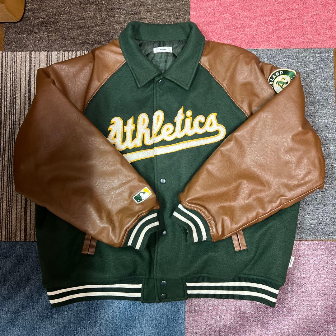 perushu × MLBコラボスタジャン Athletics Mサイズ