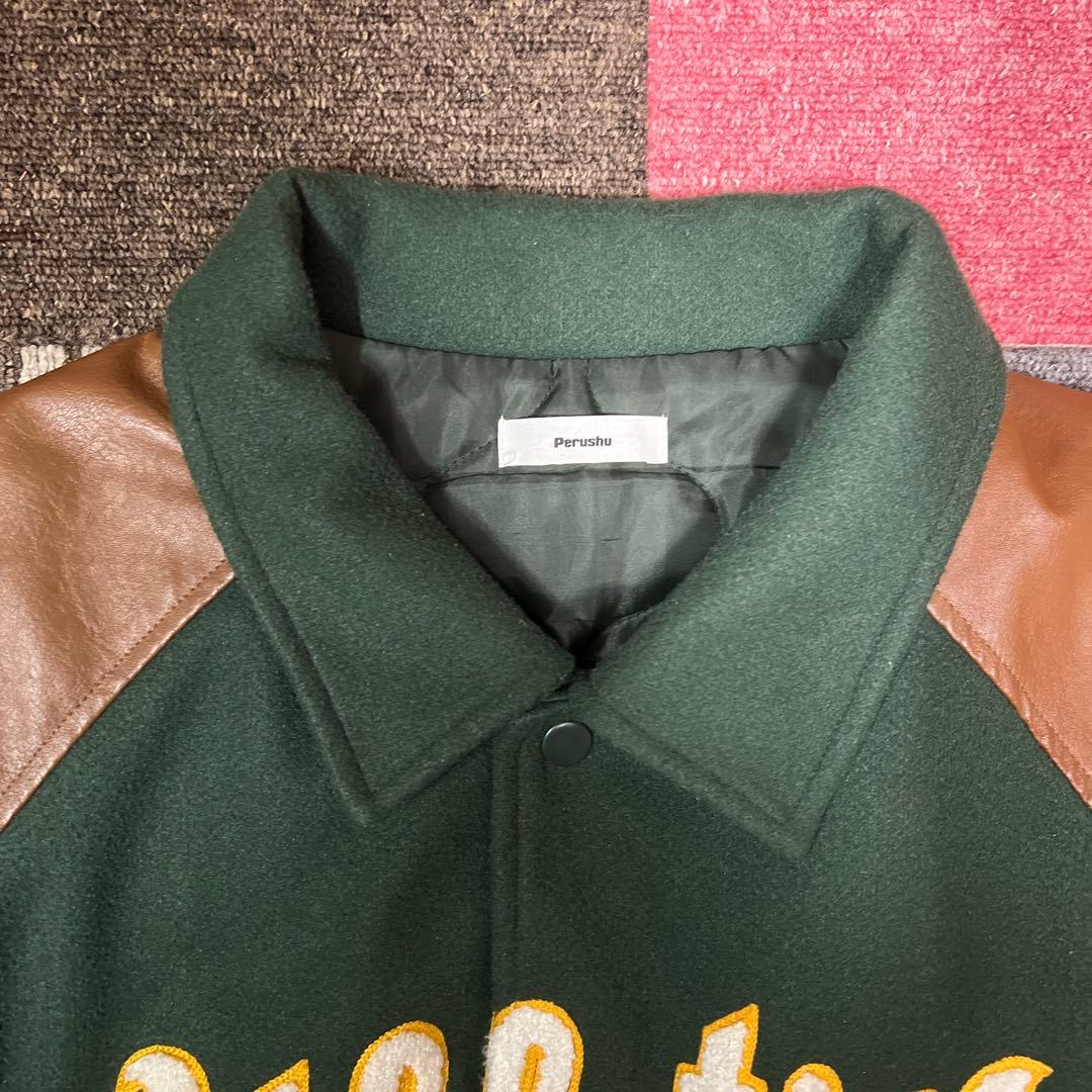 perushu × MLBコラボスタジャン Athletics Mサイズ