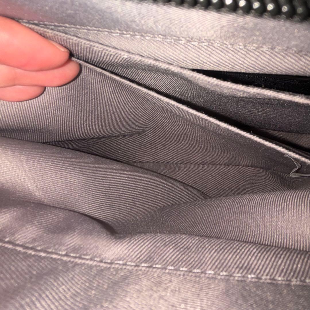 MARSLY フラップバッグ 痛バ ブラック ゴールド