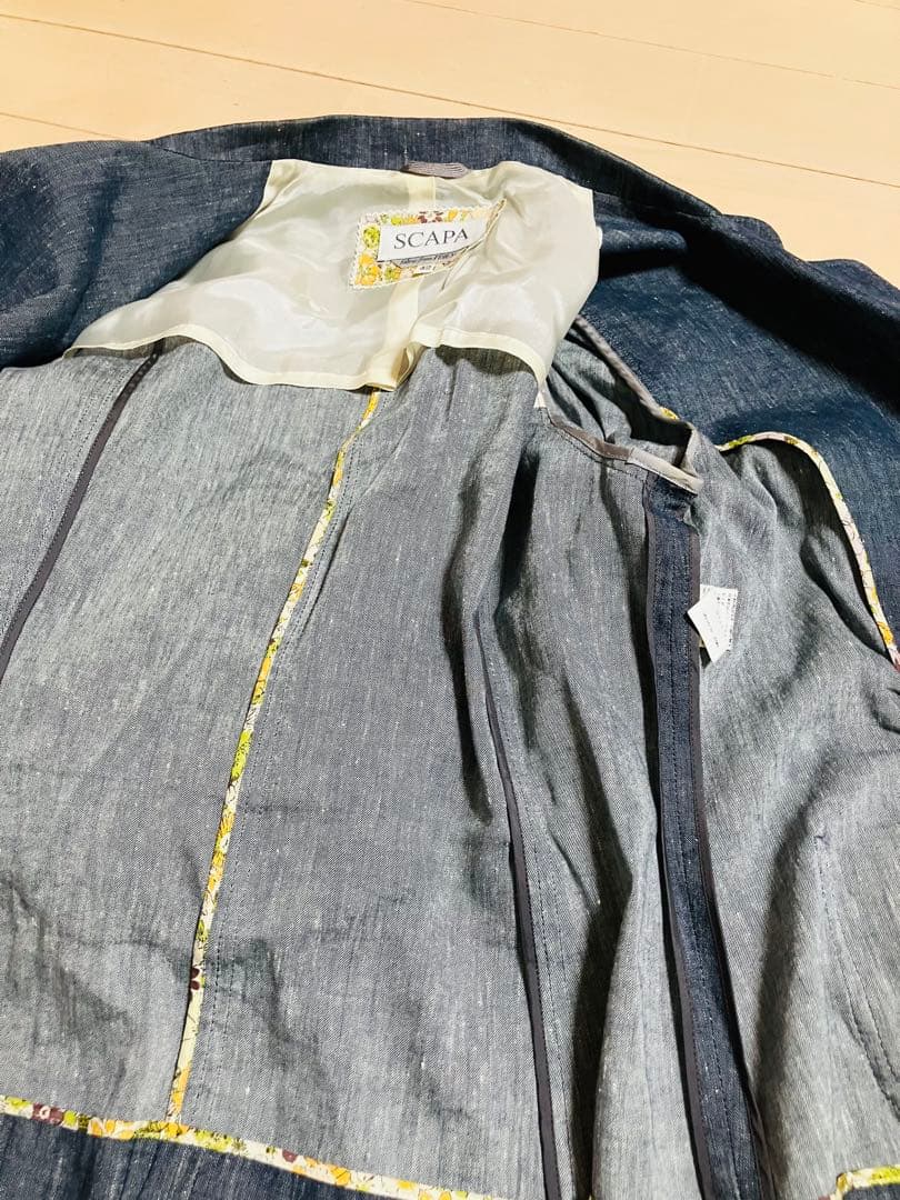 SCAPA デニムジャケットとワンピースのセット