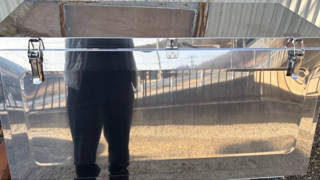 ステンレス工具箱　道具箱　取り付けステー（ボルト）付き