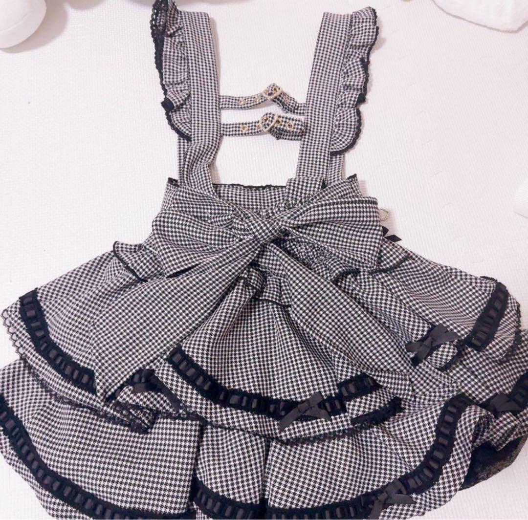 【すぴさん専用】リズリサ はしごリボンチェックティアードスカパン