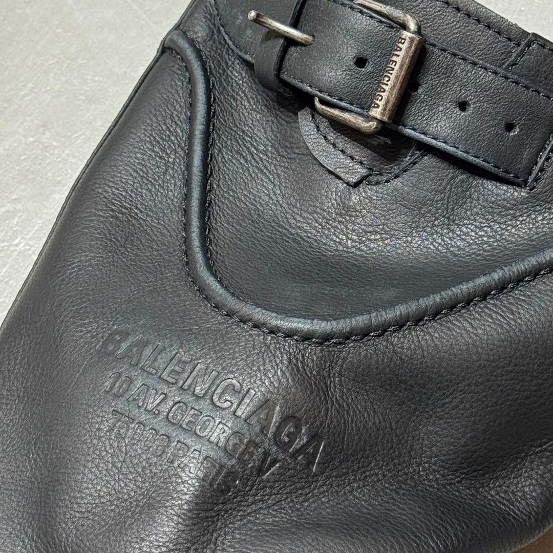 【BALENCIAGA】MENS VENOM LEATHER BOOTS 42