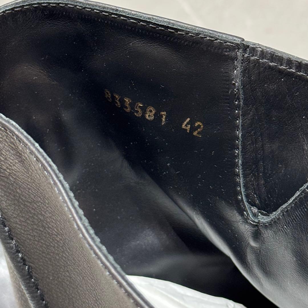 【BALENCIAGA】MENS VENOM LEATHER BOOTS 42