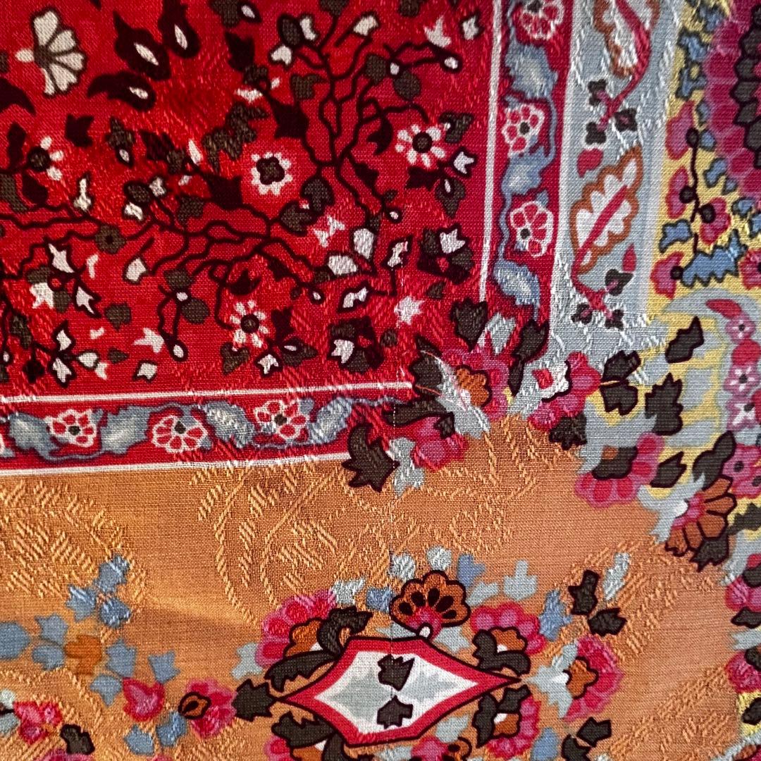 ETRO エトロ ペイズリー 大判 ストール シルク ウール　イタリア製　正方形