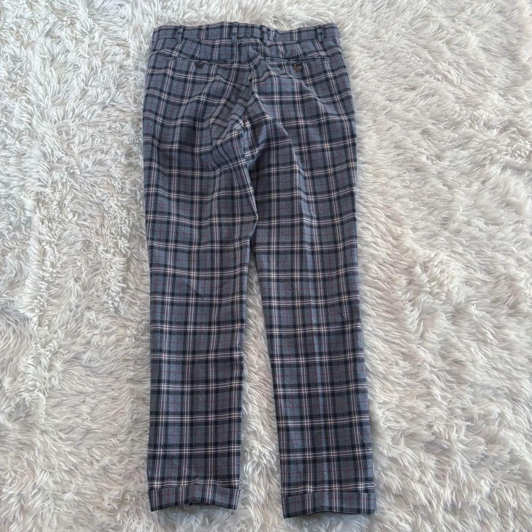 美品✨現行‼️グッチ スリーピース チェック セットアップスーツ メンズ L相当