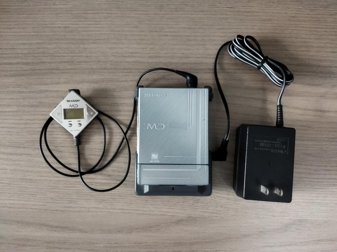 MDヘッドホンプレーヤー MD-ST60-A 【ジャンク】