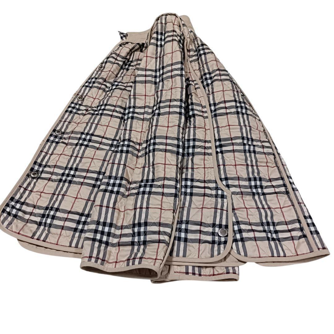 極美品♪バーバリーロンドン キルティングジャケット ノバチェック ベージュ 40