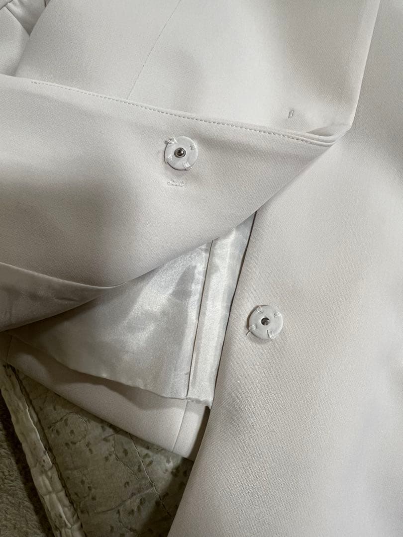 組曲　コンフォートダブルドレープ ノーカラージャケット 入学式　卒業式