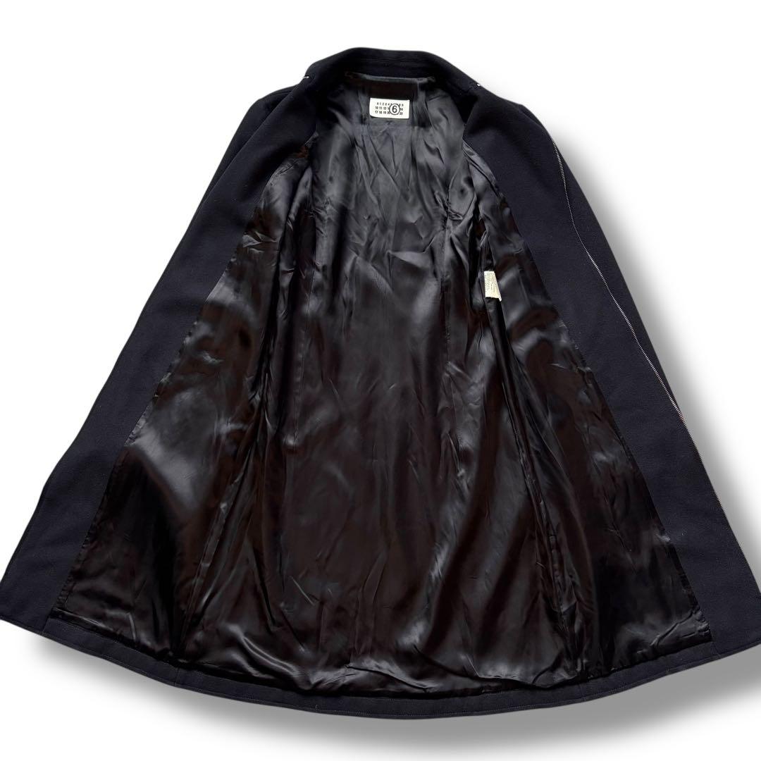 XL相当 ここのえ期 マルタンマルジェラ ロングコート ダブルジップ ウール