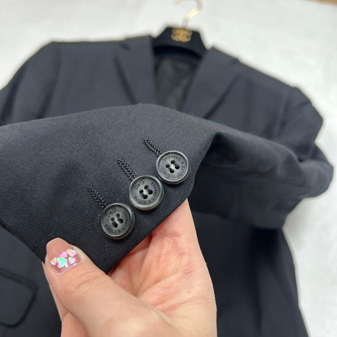 E605 M 46 ドルチェ&ガッバーナ イタリア製 シングル スーツ メンズ