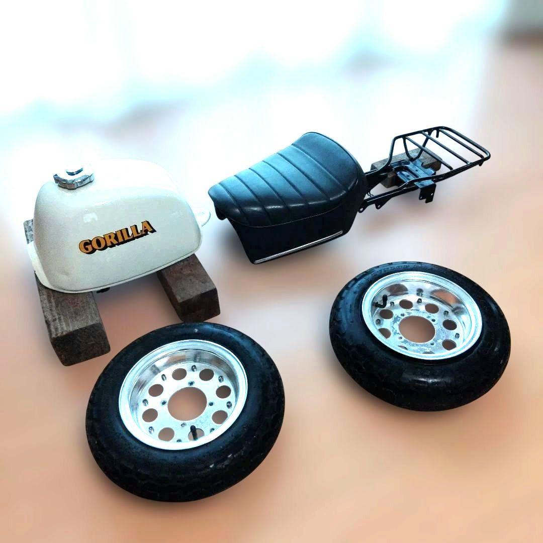 ゴリラGORILLAホンダ 純正タンク シート キャリア セット アルミおまけ