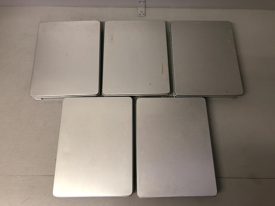 5個ふた付　アカオアルミ　硬質アルミ　システムバット　餃子バット　大50　⑴☆