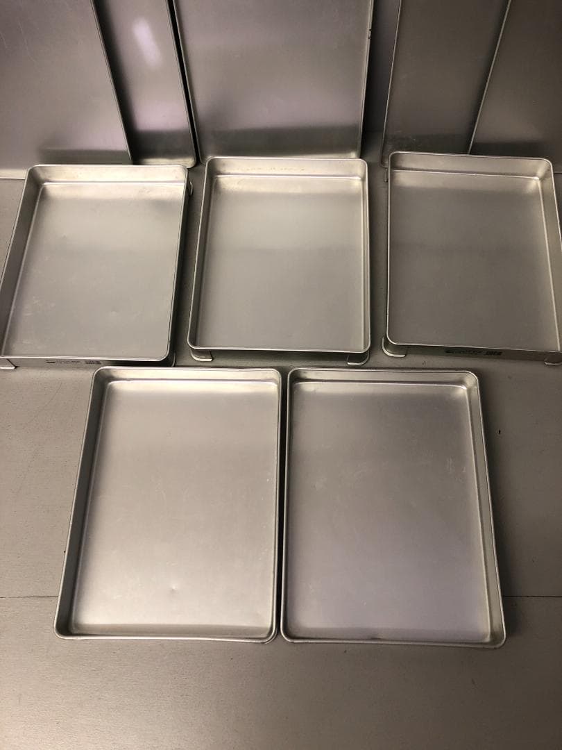 5個ふた付　アカオアルミ　硬質アルミ　システムバット　餃子バット　大50　⑴☆