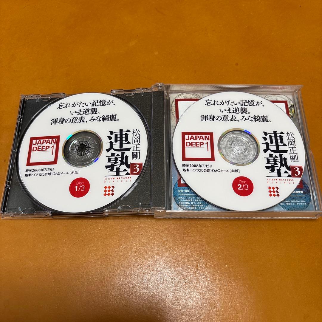 【DVD】 松岡正剛　連塾３JAPAN DEEP 連志連衆會　全巻セット